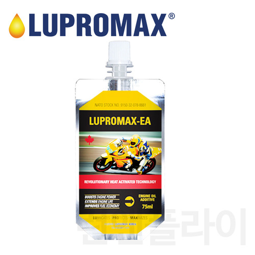 [루프로맥스] 바이크 전용 LUPROMAX-EA 엔진 오일첨가제 75ml