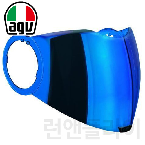[AGV] 헬멧 쉴드 이리듐 블루 플루이드/오르비트 FLUID/ORBYT IRIDIUM BLUE SHIELD