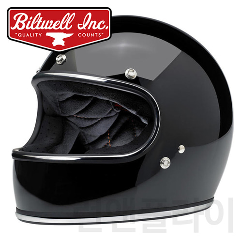 [빌트웰] [회원 즉시 할인] BILTWELL 풀페이스 헬멧 그링고 글로스 블랙 GRINGO GLOSS BLACK
