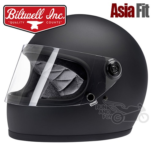 [BILTWELL][회원 즉시 할인] 빌트웰 풀페이스 헬멧 그링고 S 플랫 블랙 GRINGO S FLAT BLACK [아시아 핏]