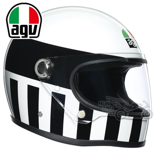 [AGV][회원 즉시 할인] 풀페이스 헬멧 X3000 인빅터스 화이트/블랙 X3000 INVICTUS WHITE/BLACK