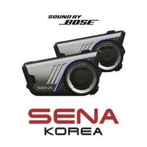 [SENA] 세나 60S EVO 듀얼팩 보스 사운드 메시 인터콤 3.0 IPX7방수 라이트 글로우 블루투스 헤드셋