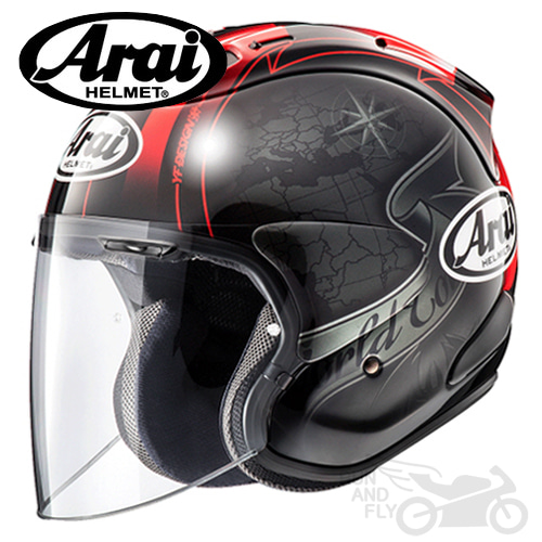 [아라이] ARAI 오픈 페이스 헬멧 VZ-RAM 하라다 투어 블랙 HARADA TOUR BLACK