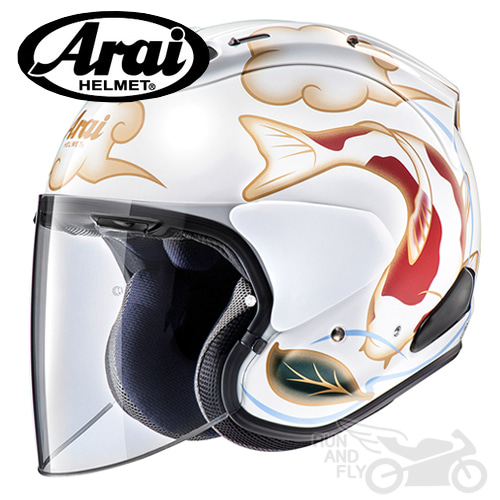 [아라이] ARAI 오픈 페이스 헬멧 VZ-RAM 니시키고이-화이트 VZ-RAM NISHIKIGOI-WHITE