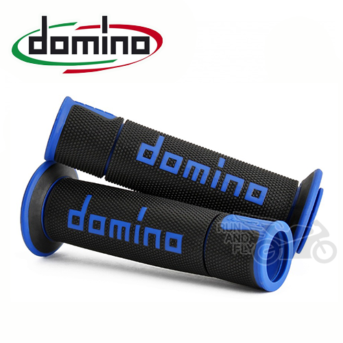 [Domino] 도미노그립 A450 온로드그립 (블랙/블루domino로고)