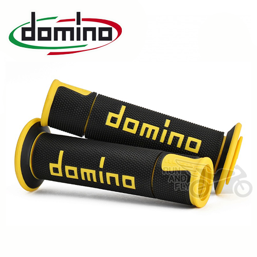[Domino] 도미노그립 A450 온로드그립 (블랙/옐로우domino로고)