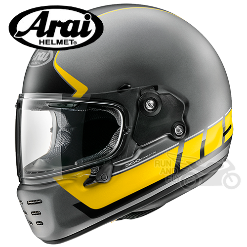 [아라이] ARAI 풀페이스 헬멧 라피드-네오 스피드블록-옐로우 RAPIDE-NEO Speed block Yellow (무광)